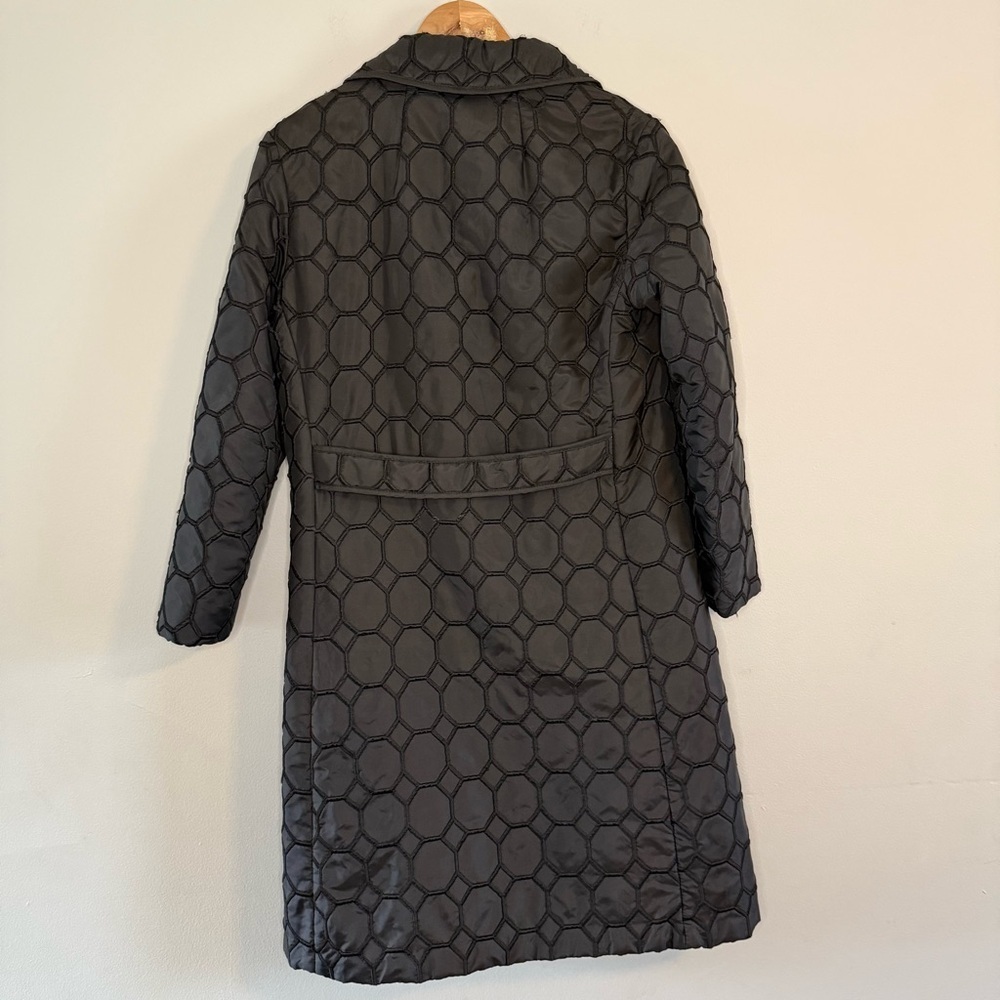 Vintage Lanson Embroidered, Cubic Design All-Weather 1960’s Mod Coat - Picture 9 of 13